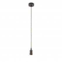 Arm.colgante Puja 1xe27 Marron Regx10x10 Cm