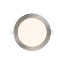 Downlight Obsidiana 18w 4000k Niquel Redondo 1530lm 2,5x22,5x22,5 Cm Corte 20,5 Cm