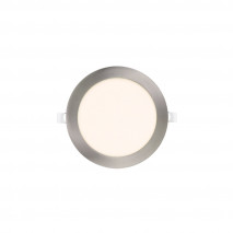 Downlight Obsidiana 12w 4000k Niquel Redondo 960lm 2,5x17x17 Cm Corte 15,5 Cm
