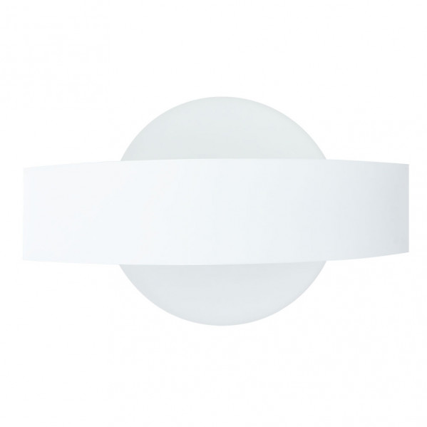 Aplique Barredor De Pared Circ.8w 4000k Arco Blanco 630 Lm Ip20 13x24x5 Cm