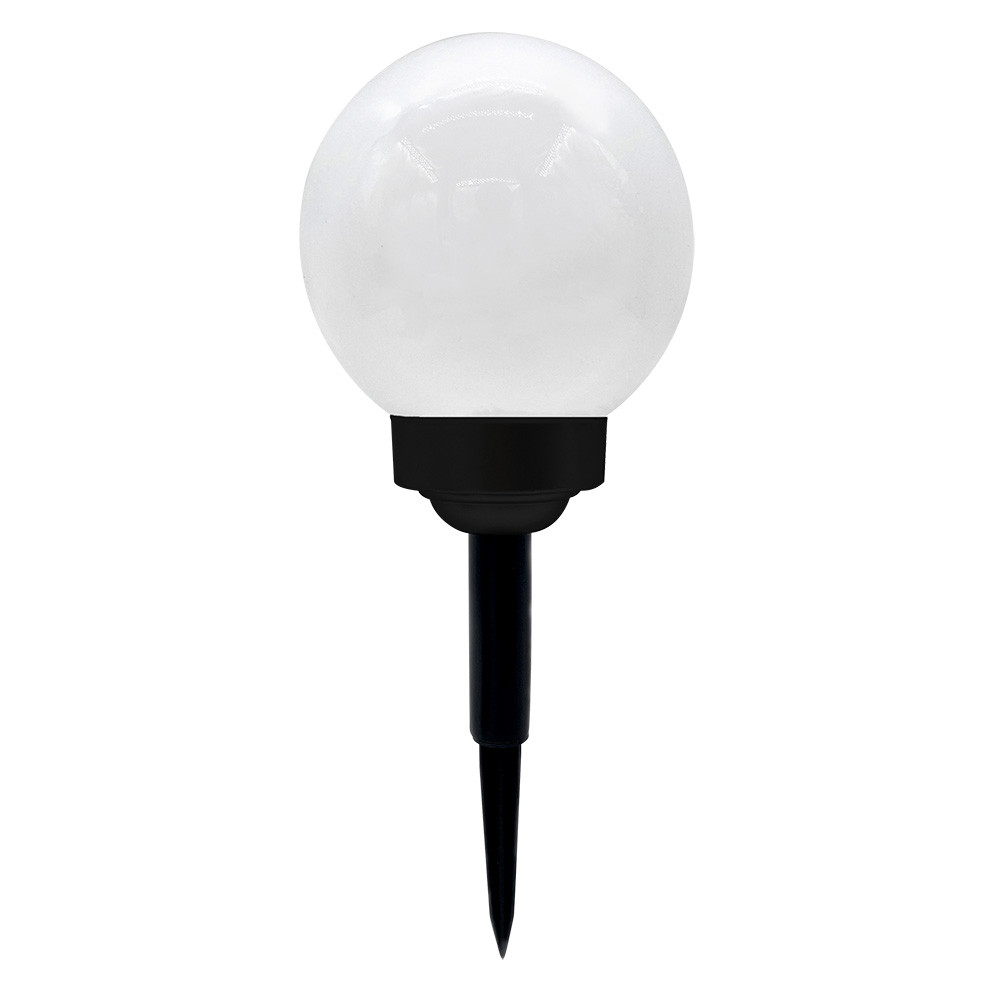 Pincho Ext. Solar 5000k 50lm Kira Negro C/sensor Crepuscular Ip65 32/36x15x15 Cm Carga 5-6h Uso 6h