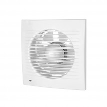 Extractor Baño Soleas 12w 16x16x7cm Cuadrado Blanco Para Tubos De 10cm