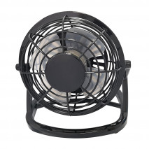 Miniventilador Sobremesa Tango 2,5w 5v Negro 14,5x14,5x10 Cm Orientable Alimentacion Mediante Puerto Usb