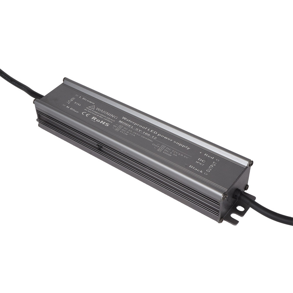 Transformador Estanco 100w 12v Ip68 3x4,5x21 Cm