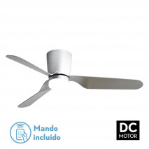 Ventilad 18w Dc Kochi Niquel 3 Aspas Plata 6 Velocidades C/remoto Temporizador 132 D