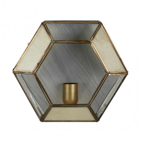 plafon Granadino Opalina 1xe27 11x27x27 Cm