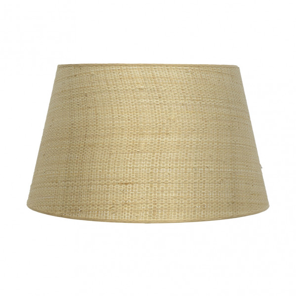 pantalla Salma E27 Natural 45dx35dx30h Conica   Abierta