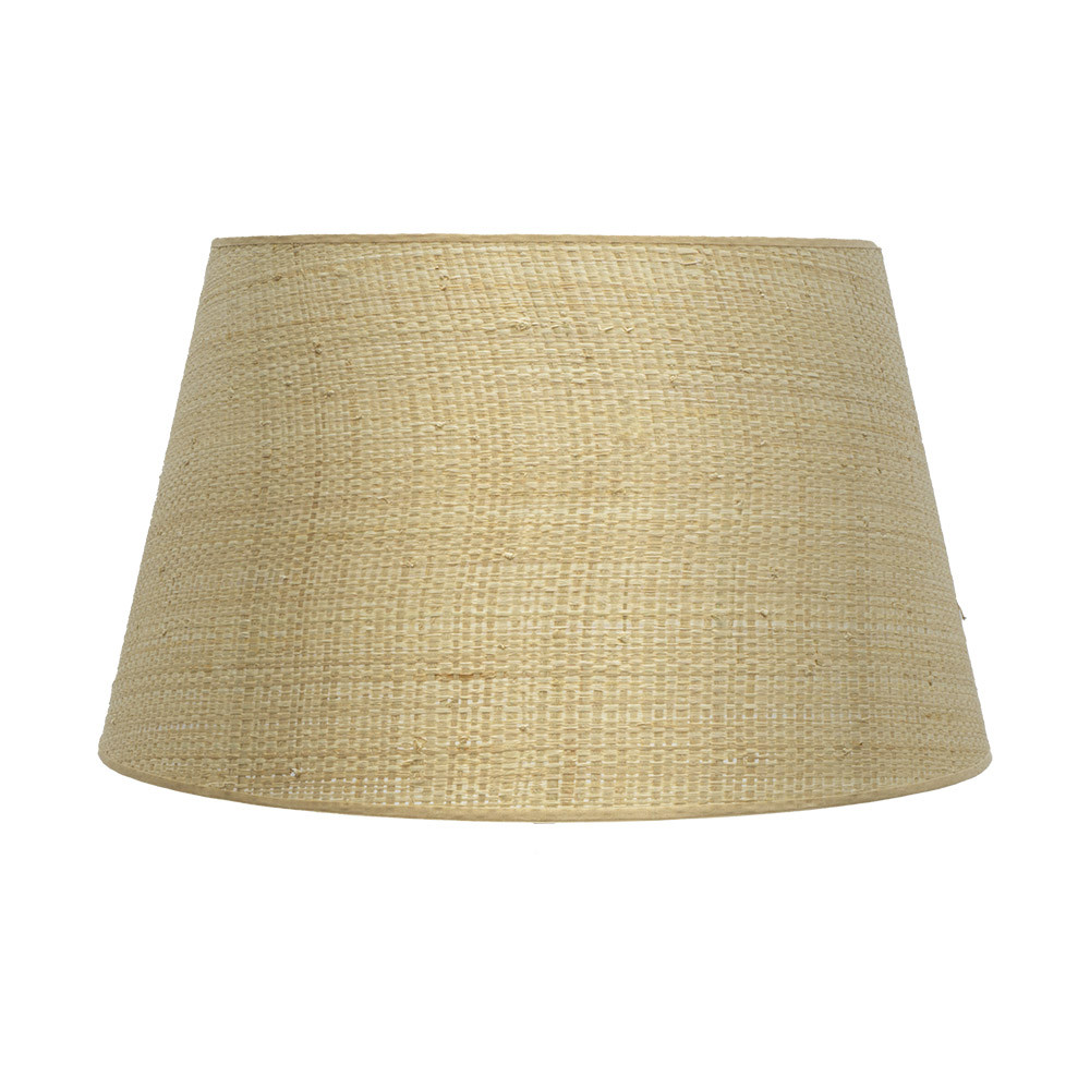 Pantalla Salma E27 Natural 45dx35dx30h Conica Abierta