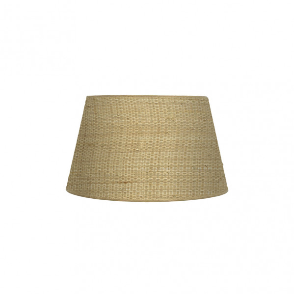 pantalla Salma E27 Natural 30dx22dx17h Conica   Abierta