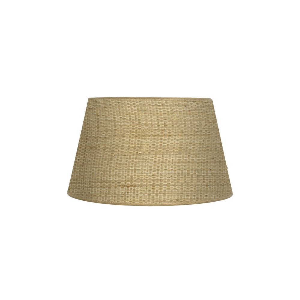 Pantalla Salma E27 Natural 30dx22dx17h Conica Abierta