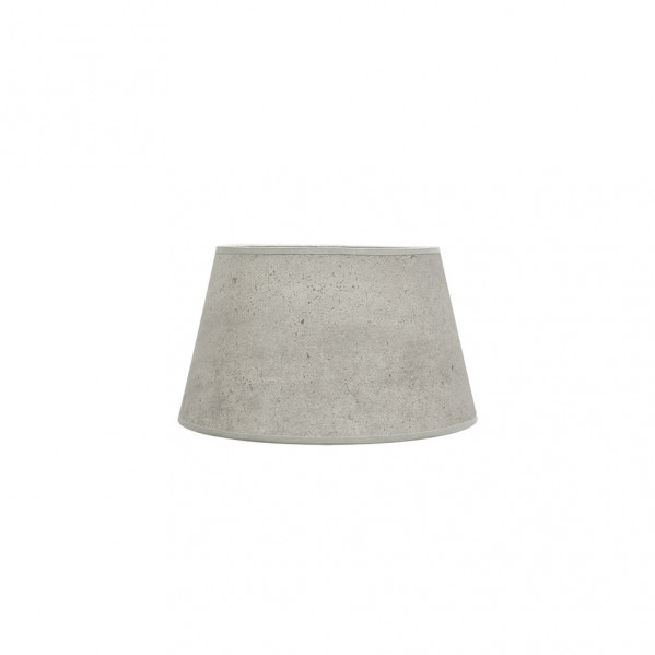 pantalla Salma E27 Cemento Gris 25dx20dx15h Conica