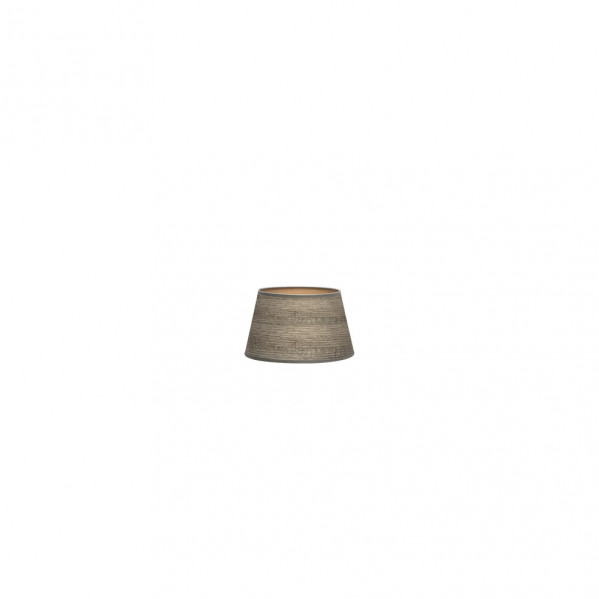 Pantalla Salma Pinza Madera Gris 10dx8dx8h Conica Abierta
