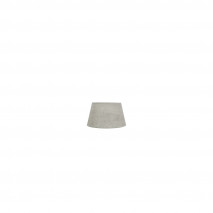 Pantalla Salma Pinza Cemento Gris 10dx8dx8h Conica  Abierta