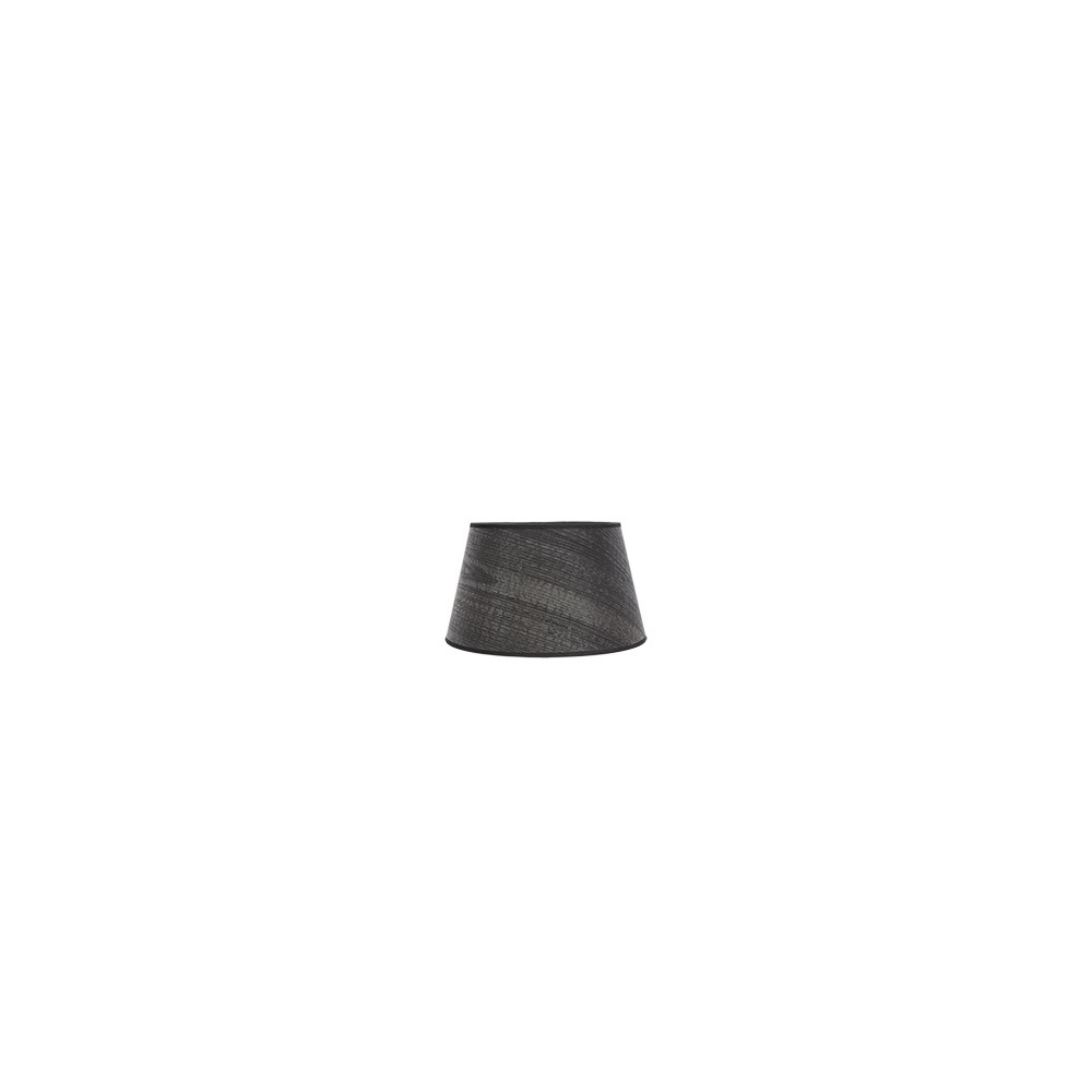 Pantalla Salma Pinza Madera Negra 10dx8dx8h Conica Abierta
