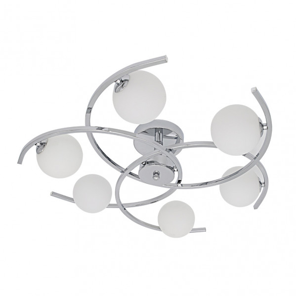 plafon Conil 6xg9 Cromo 16x63x63 Cm