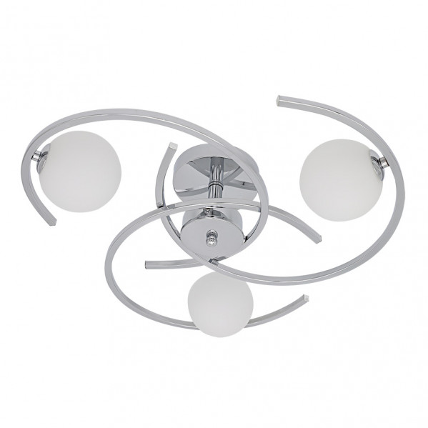 plafon Conil 3xg9 Cromo 16x51x51 Cm