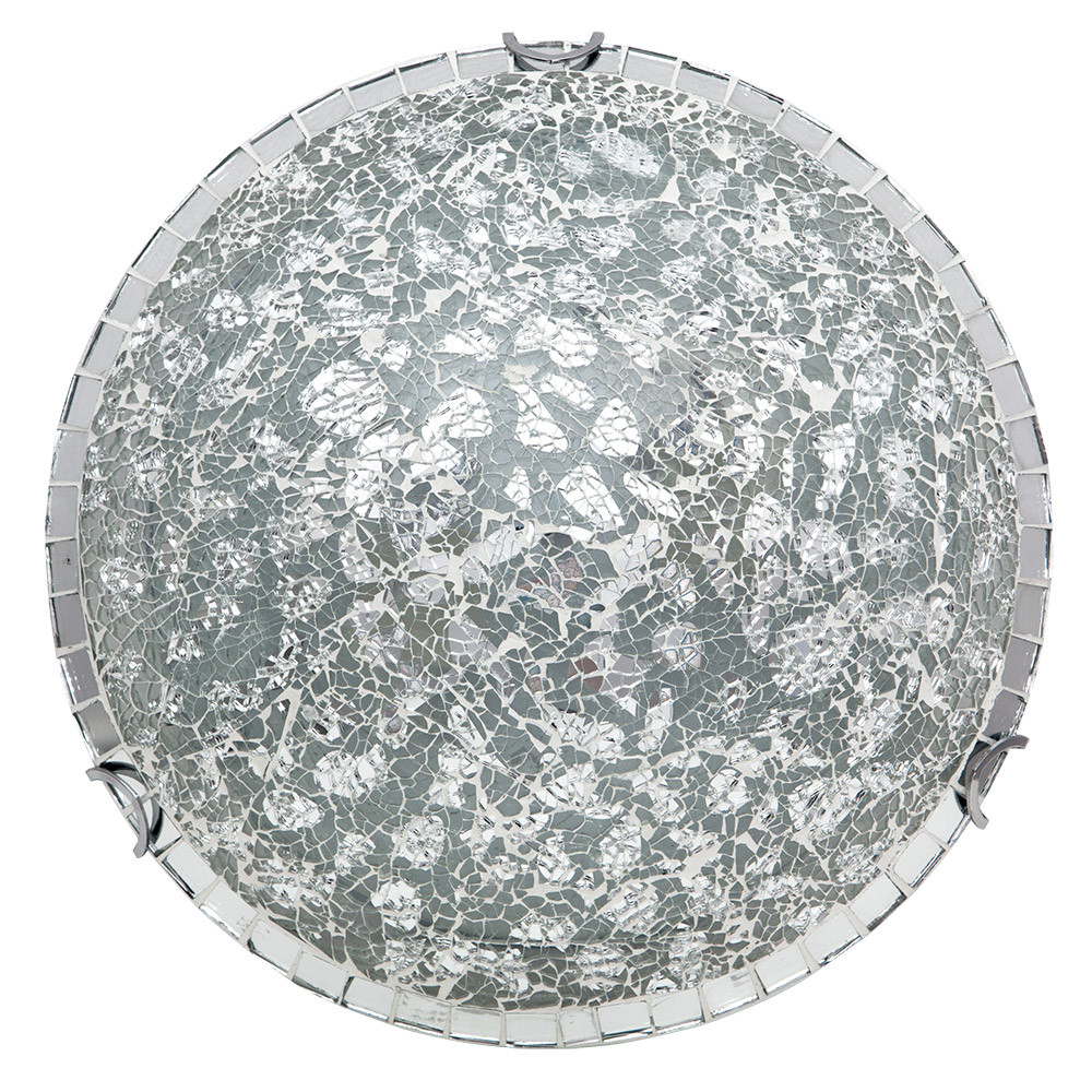Plafon Tenor 3xe27 Cromo Mosaico 12x40x40 Cm