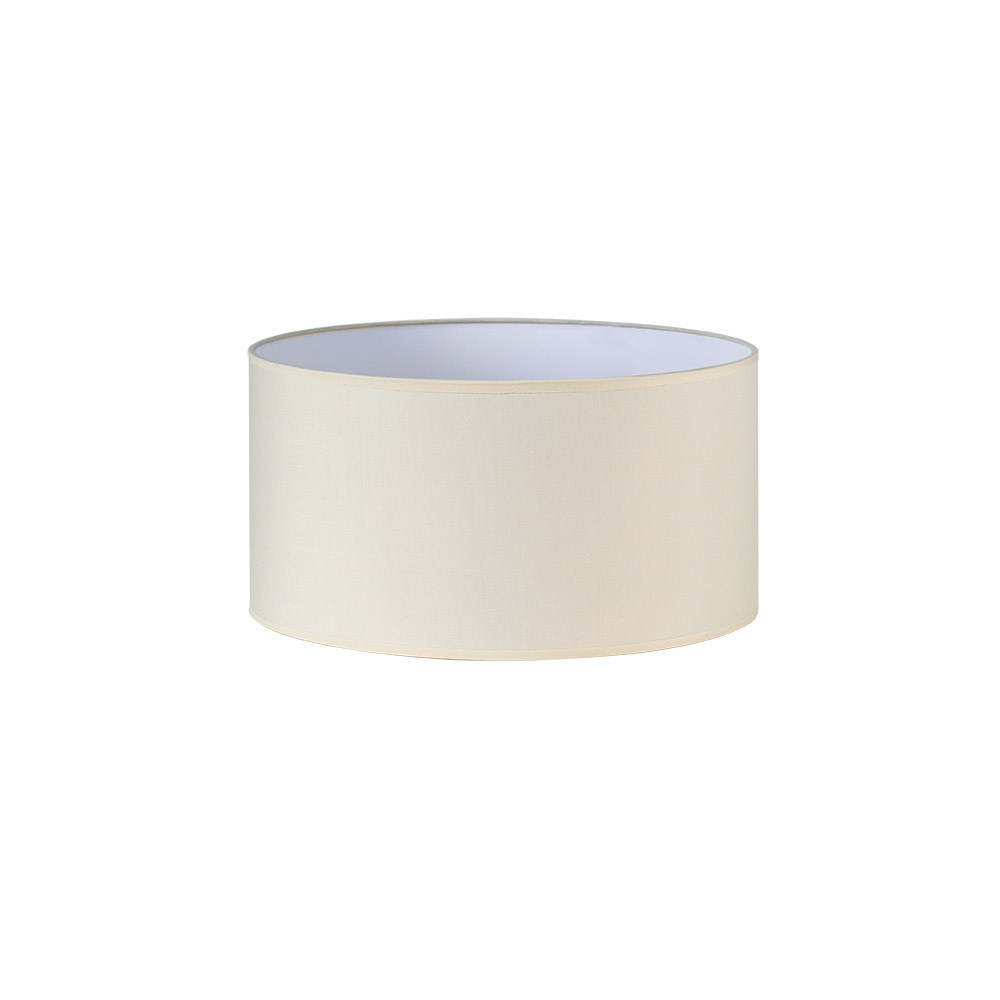 Pantalla Cilindrica Dori E27 Beis 35Dx35dx20h Cm Tejido Popelin