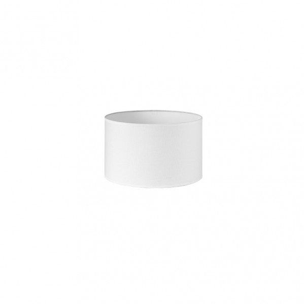 pantalla Cilindrica Dori E27 Blanca 22Dx22dx15h Cm Tejido Popelin
