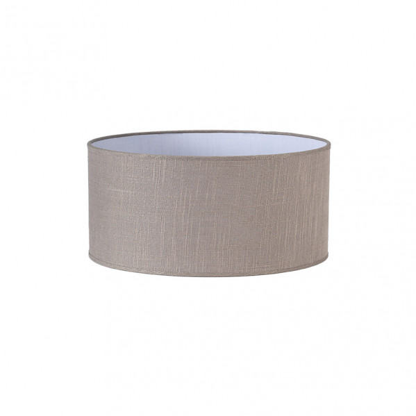 pantalla Cilindrica Happy E27 Lino Gris 40dx40dx21h