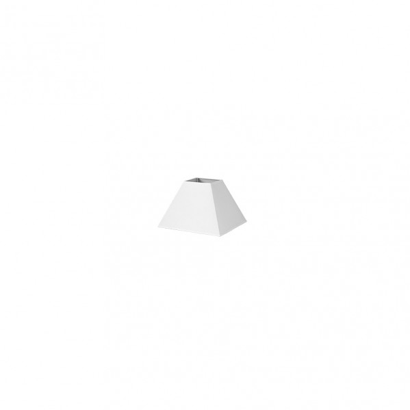 pantalla Piramide Mezzo Pinza Blanco 12dx7dx10h  Tejido Popelin