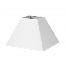 Pantalla Piramide Mezzo E27 Blanco 45dx20dx32h Tejido Popelin