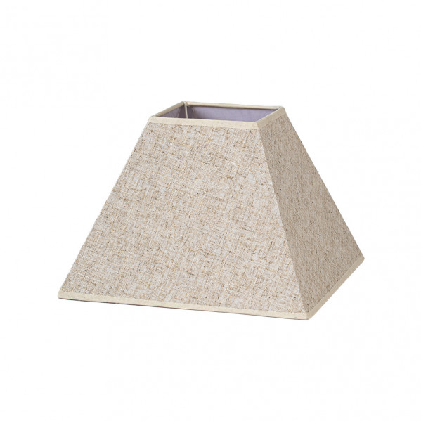 pantalla Piramide Tenorio E27 Lino Beis 40dx18dx28h