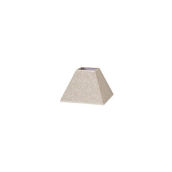 pantalla Piramide Tenorio E27 Lino Beis 17dx8dx13h
