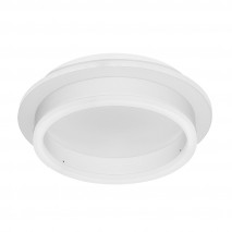 Plafon 30w 3000-4000-6000k Elma Blanco 7x24x24 Cm 2850 Lm C/memoria De Color De Luz