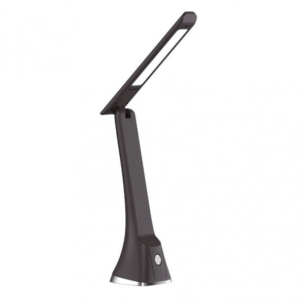 flexo Anhidrita 5w 400lm Negro 4000k 28x8x25cm Plegable, Tactil, Reg.3 Intensidades