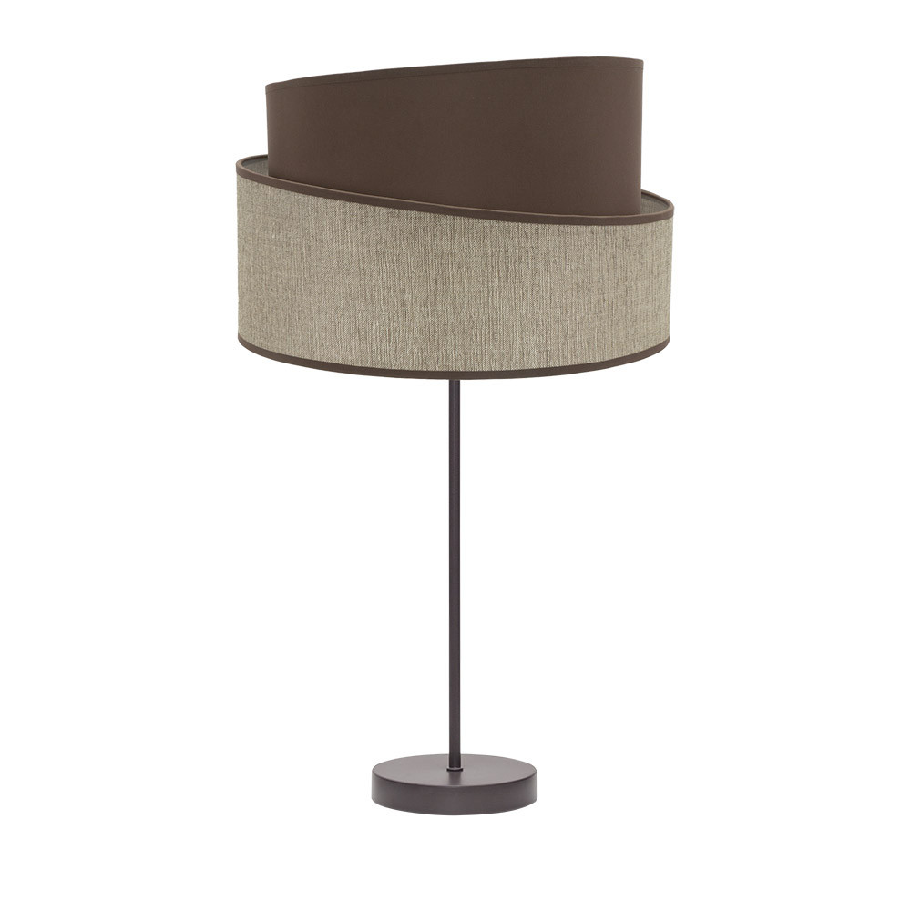 Sobremesa Alto Hara 1xe27 Marron/marron 66x35x35 Cm