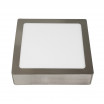 Downlight Superf.toba 24w 6500k Niquel Cuadrado 2040lm 3,5x30x30 Cm