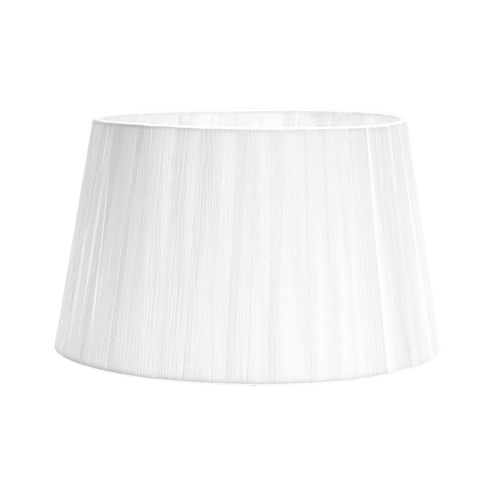 Pantalla Laura E27 Blanca 45dx35dx30h Conica Abierta