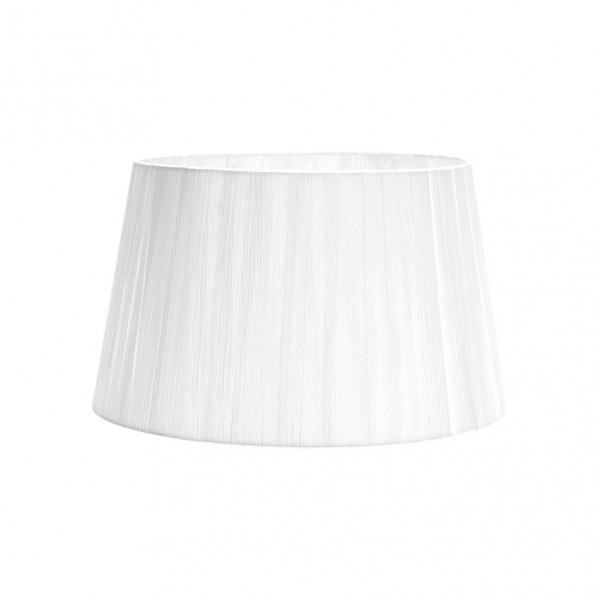pantalla Laura E27 Blanca 40dx30dx25h Conica Abierta