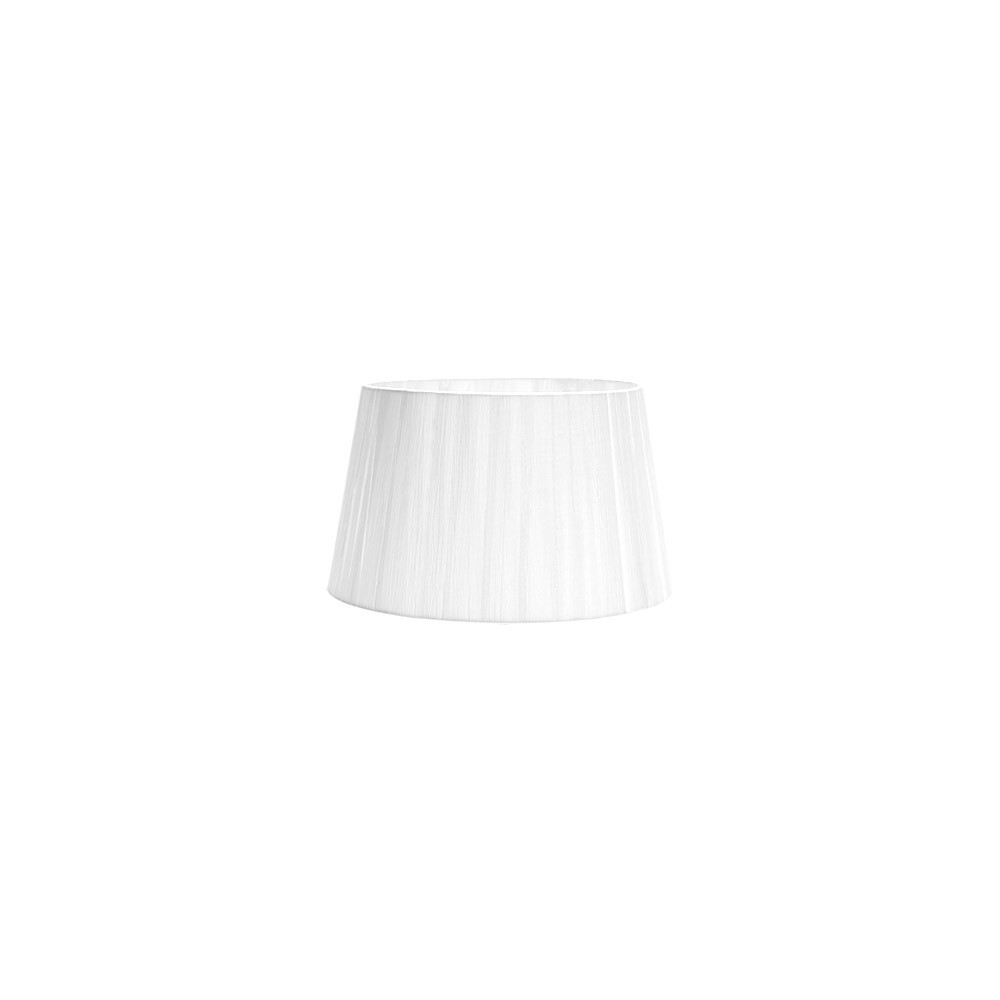 Pantalla Laura E27 Blanca 20dx15dx12h Conica Abierta