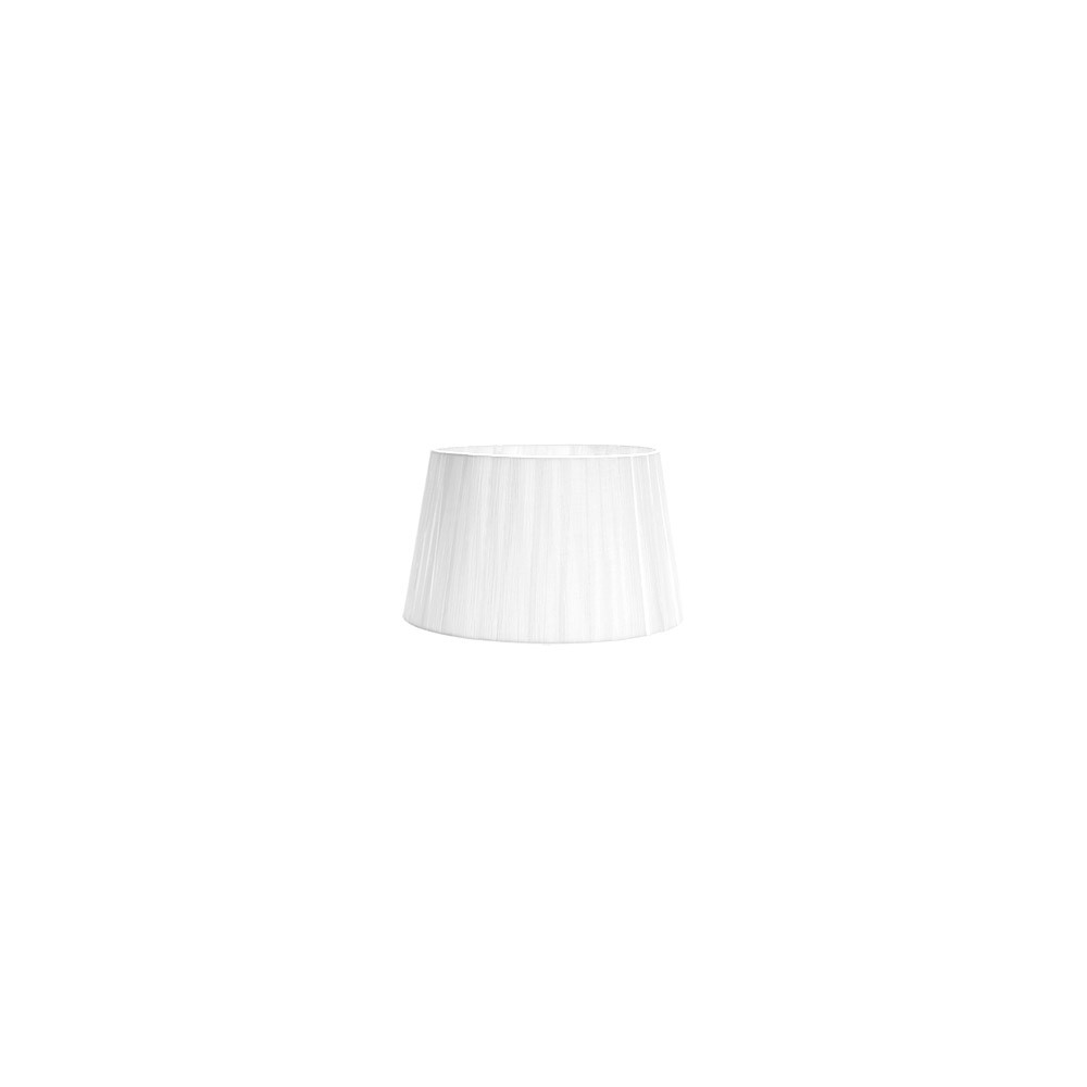 Pantalla Laura E27 Blanca 15dx12dx13h Conica Abierta