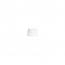 Pantalla Laura Pinza Blanca 10dx8dx8h Conica Abierta