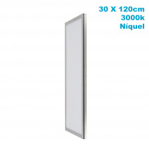 Panel Superf. 72w 3000k Niquel Satinad 30x120x2,3 5760lm Tolstoi