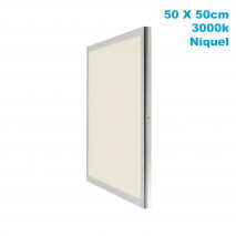 Panel Superf. 48w 3000k Niquel Satinad 50x50x2,3 3840lm Tolstoi