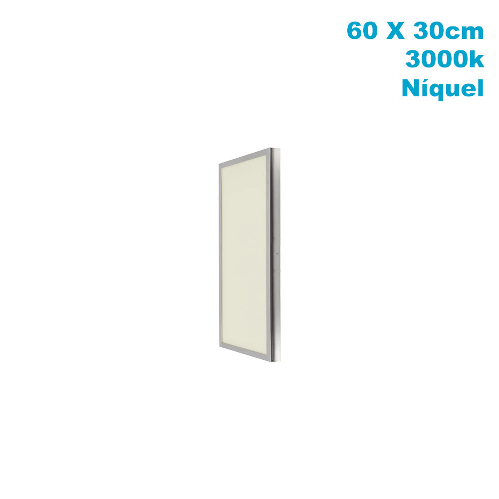 Panel Superf. 36w 3000k Niquel Satinad 2,3x60x30 2880lm Tolstoi