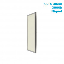 Panel Superf. 72w 3000k Niquel Satinad 30x90x2,3 5760lm Tolstoi