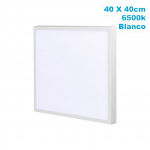 Plafon 36w 6500k 3,5x40x40 Cm Plano Blanco 3060lm