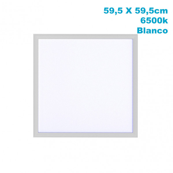panel Led 48w 6500k Lino Blanco 4800lm  1x59,5x59,5 Cm Corte 59x59 Cm