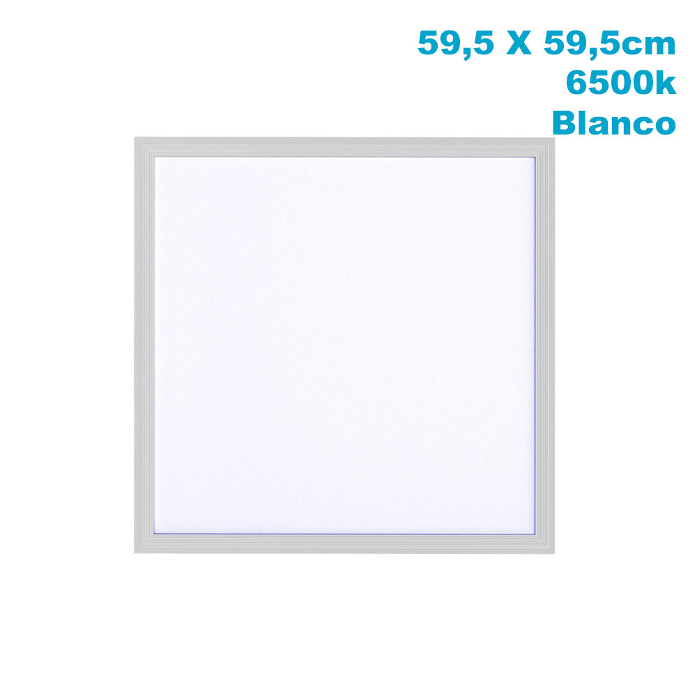 Panel Led 48w 6500k Lino Blanco 4800lm 1x59,5x59,5 Cm Corte 59x59 Cm