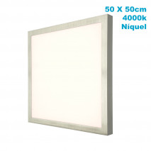 Plafon 48w 4000k 3,5x50x50 Cm Plano Niquel 4080lm