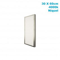 Plafon 36w 4000k 3,5x30x60 Cm Plano Niquel 3060lm