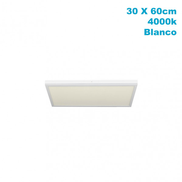 panel Superf. 36w 4000k Tivoli Blanco 2,5x30x60 Cm 3060 Lm