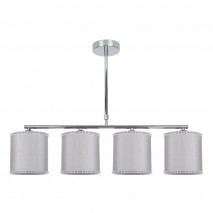 Lampara Santa Maria 4xe14 Cromo/gris Regx75x14 Cm