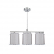 Lampara Santa Maria 3xe14 Cromo/gris Regx55x14 Cm