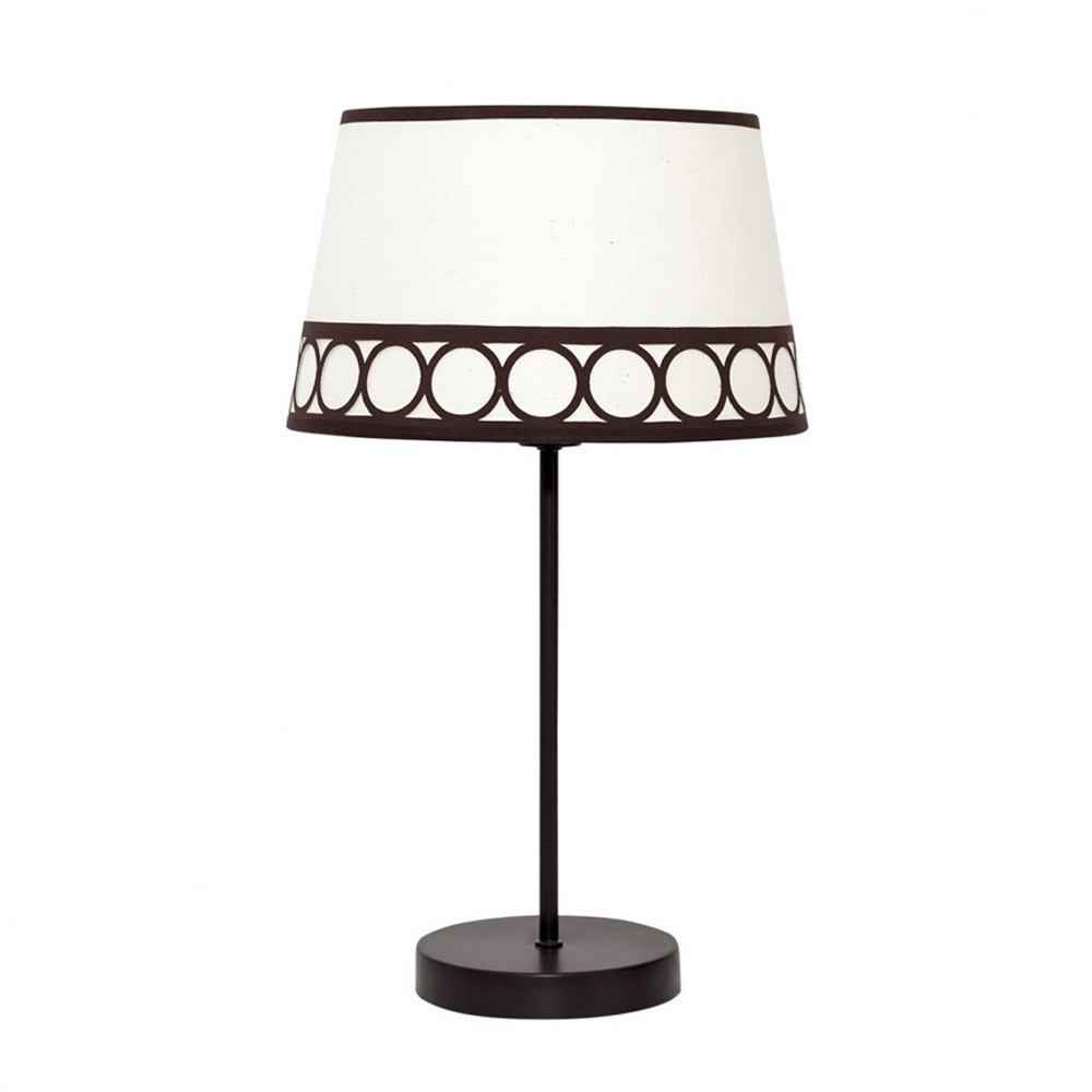 Sobremesa Dalia 1xe14 Beis/marrón 44x25x25 Cm